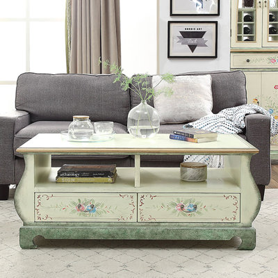 Table basse de style champêtre américain