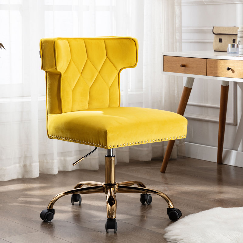 Chaise de travail gager, Jaune