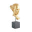 Gilded Portrait Sculpture-Gold Leaf