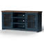 Meuble télé 67 po pour téléviseur de 80 po ou moins, aucun assemblage requis, solution de rangement durable et élégante, meuble télé