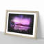 Lone Tree Under a Purple Sunrise - Picture Frame Graphic Art Print-56735493-56735494