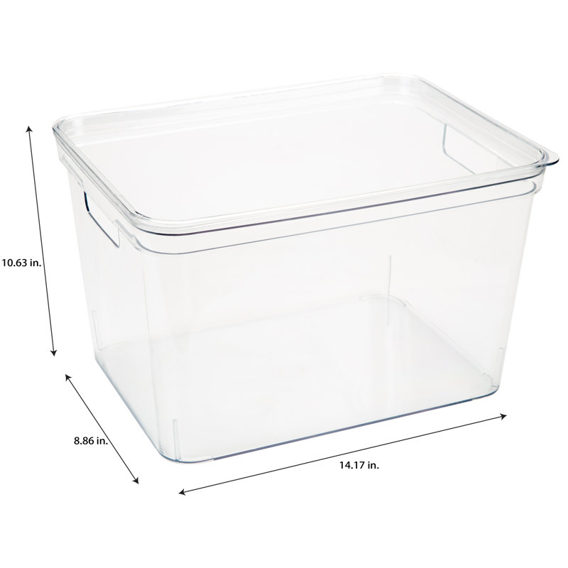 Grand ensemble de bacs, 2, H 8,86 po x l 14,17 po x P 10,63 po