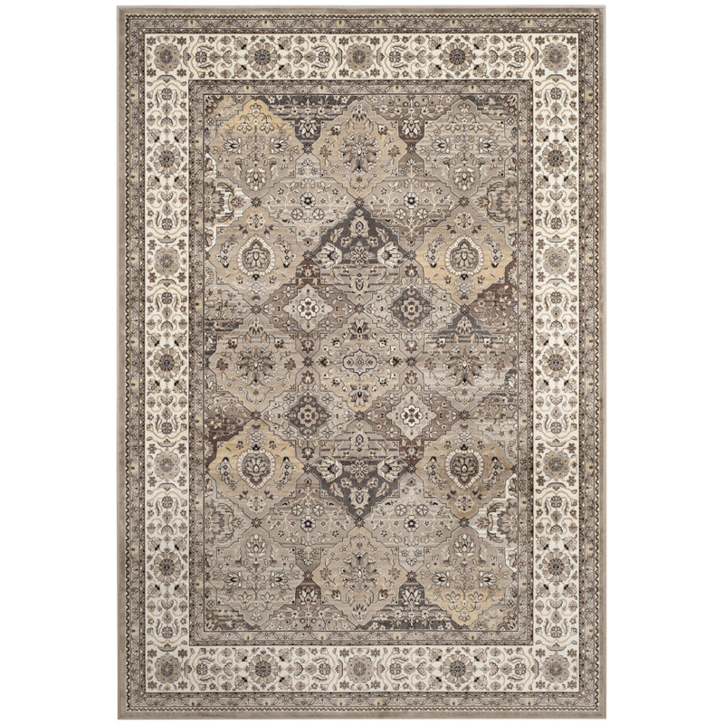 Tapis en viscose Carolus, Rectangle 6 pi 7 po x 9 pi 6 po