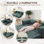 Canapé-lit convertible pliant, grand lit en chenille de 79 po avec accoudoirs amovibles, canapé 2 places sans assemblage, futon double pour le salon et la chambre à coucher-2077758446