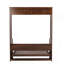 Grand lit escamotable en bois, lit escamotable mural peu encombrant, armoire murale, avec vérins à gaz