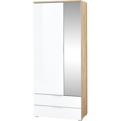 Edisson 2 Door Manufactured Wood Wardrobe