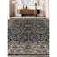 Mahajaran Wool Oriental Area Rug in Navy/Camel