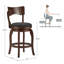 Tabouret de bar et de comptoir pivotant Villers-172758055-172758105