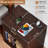 Fluted Nightstand With Charging Station, 23" Wide 1 Drawers Night Stand,End Table With Open Storage,Farmhouse Bed Side Tables, Wood Dresser For Bedroom, Living Room, Closet-2093024184