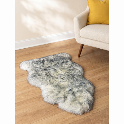 Izola Hand-Woven Sheepskin Rug