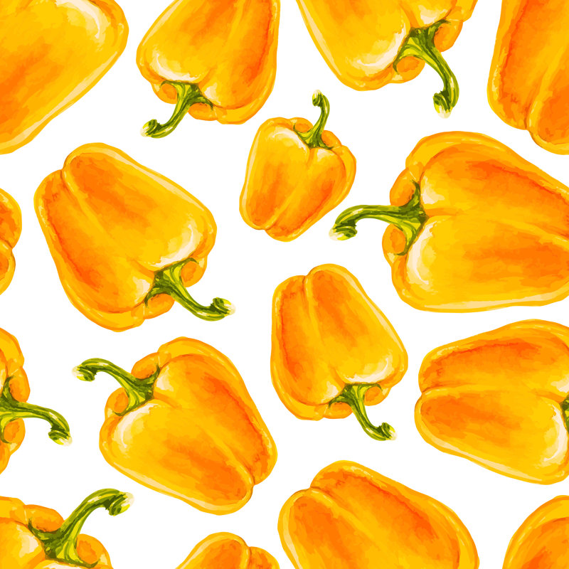 Yellow Bell Pepper by Pleshko74 - Wrapped Canvas Print, 30cm H x 30cm W x 3.8cm D