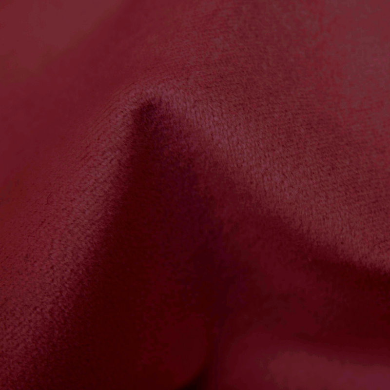 Dinapoli Upholstered Wingback Bed, Full, Classic Berry Velvet