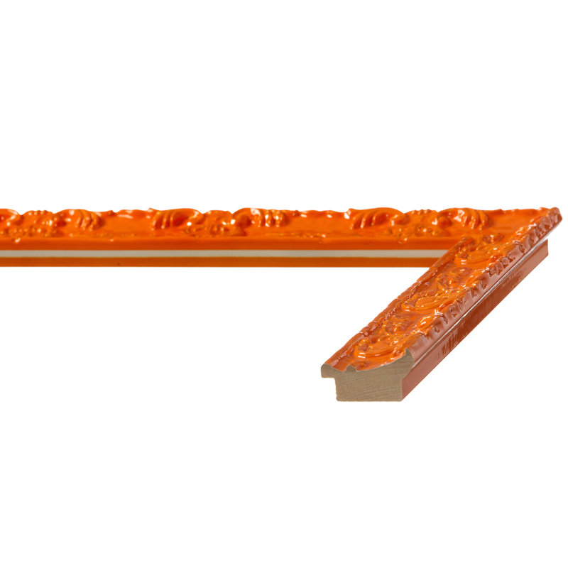 Wood Picture Frame, 4" x 6", Orange