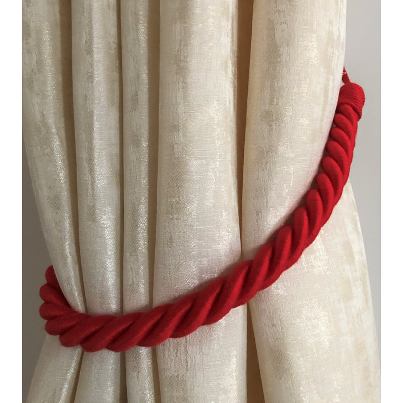 Sabine 2cm Curtain Holdback/Tieback, Red