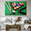 «Game Of Billiards», 3 pièces sur toile-98562911