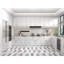 Armoire murale blanche en bois massif avec 2 portes et tablettes réglables pour le rangement dans le garage de la salle de bain, charnières à fermeture en douceur, assemblage facile, finition laquée, buanderie de bureau l 27 po x P 30 po, tablettes,