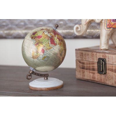 Plastic Educational/Geographic Earth Globe with Marble Base