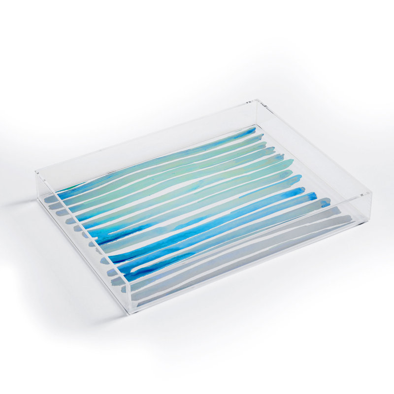 Koger Plastic / Acrylic Tray, 1" H x 8" W x 6" L
