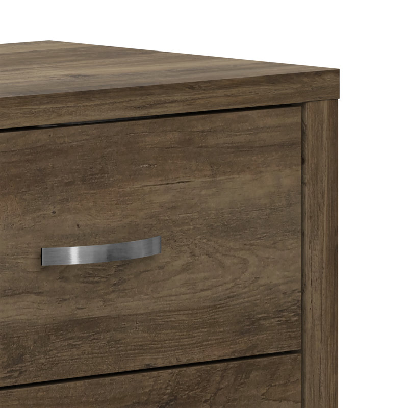 Aimaan 6 Drawer 45.4" W Dresser, Knotty Oak