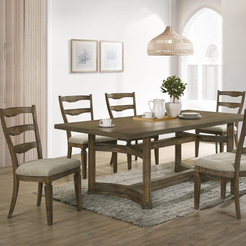 Chaise d'appoint avec dossier échelle (ensemble de 2)