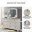 Commode 7 tiroirs avec miroir Davidas