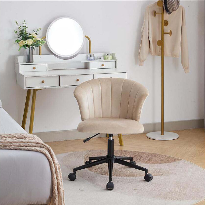 Chaise de bureau moderne et ergonomique avec support lombaire réglable, dossier en filet et tissu respirant pour une utilisation confortable à la maison ou au bureau