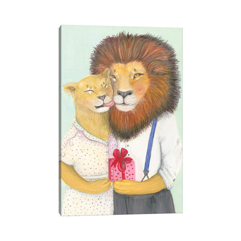 Ruthie & Hall 1 Piece Wrapped Canvas Painting, 30.48cm H x 20.32cm W x 1.91cm D