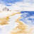 House on the beach - 32"x32" art on canvas