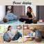 Blue Bolster Cushion
