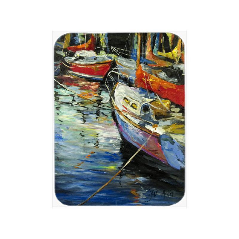 Planche à découper en verre caroline trésors Boat