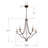 5-light Rustic French Country Candle-style Chandelier
