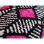 Housse et insert de coussin rectangulaire en soie / velours-101830051