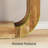 70.9'' U-Shaped Console Table, Narrow Wooden Sofa Table for Living Room, Entryway, Hallway, Foyer