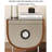 Vintage style movable multifunctional bedside table