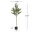 Olive artificielle avec pot en plastique noir