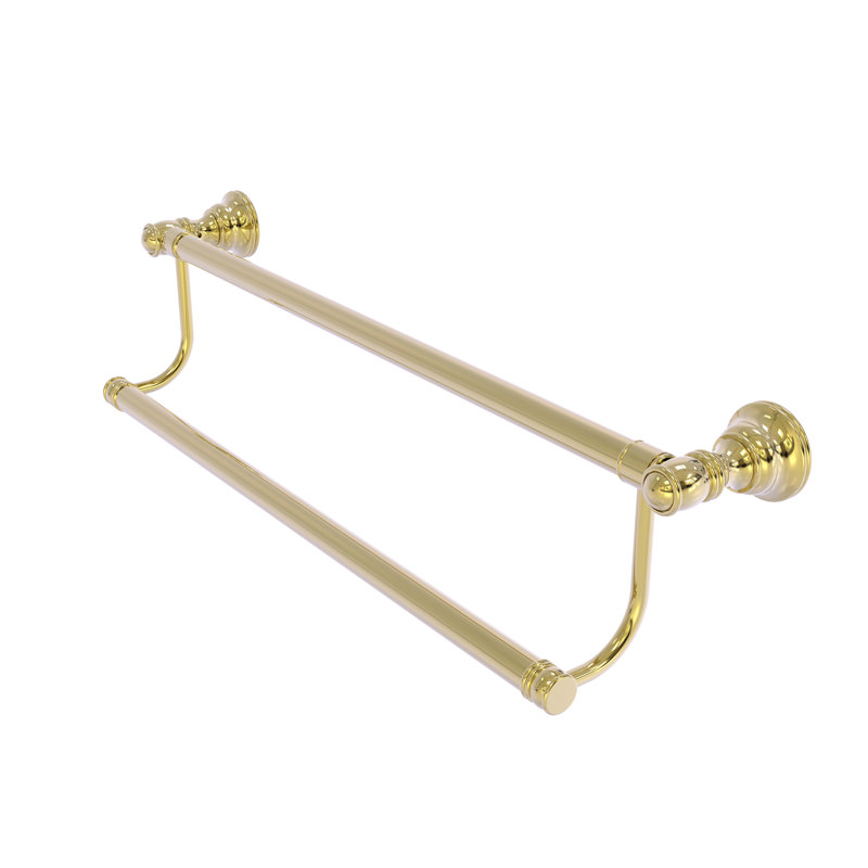 Double barre à serviettes murale 24 "Freyja, Laiton non laqué