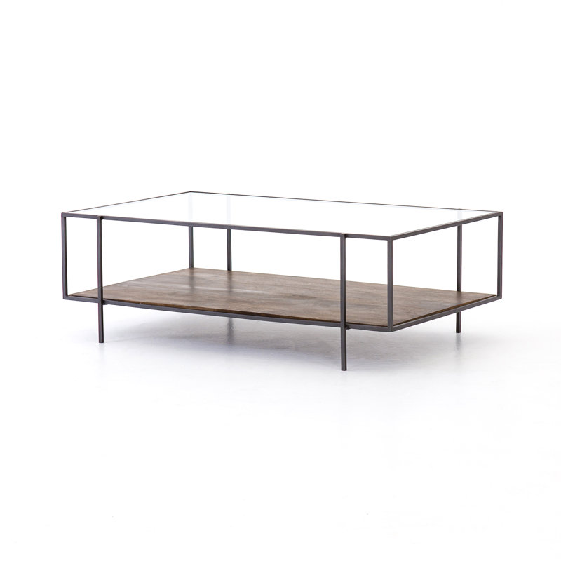 Glass Top Single Coffee Table