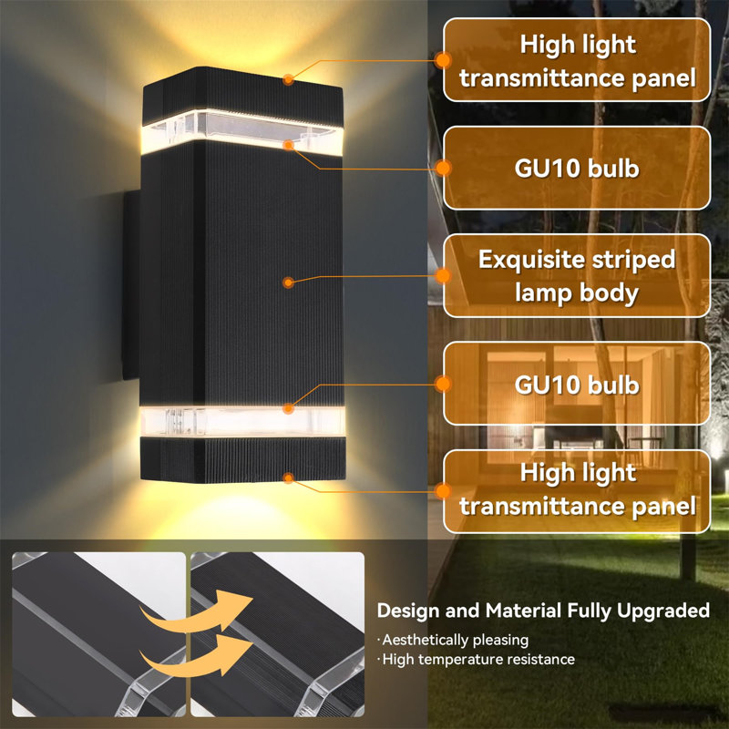 Outdoor Wall Light ,Up Down Lights Outdoor IP65 Outside Wall Light