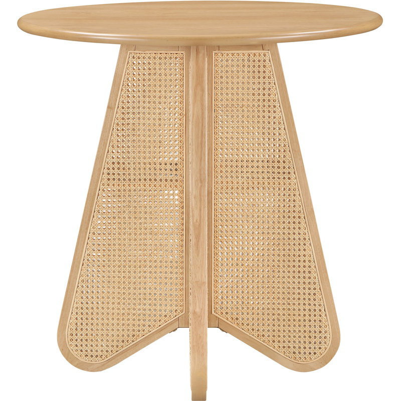 Table à hauteur de comptoir Butterfly, H 36,25 po x L 36,25 po x l 36,25 po, Naturel