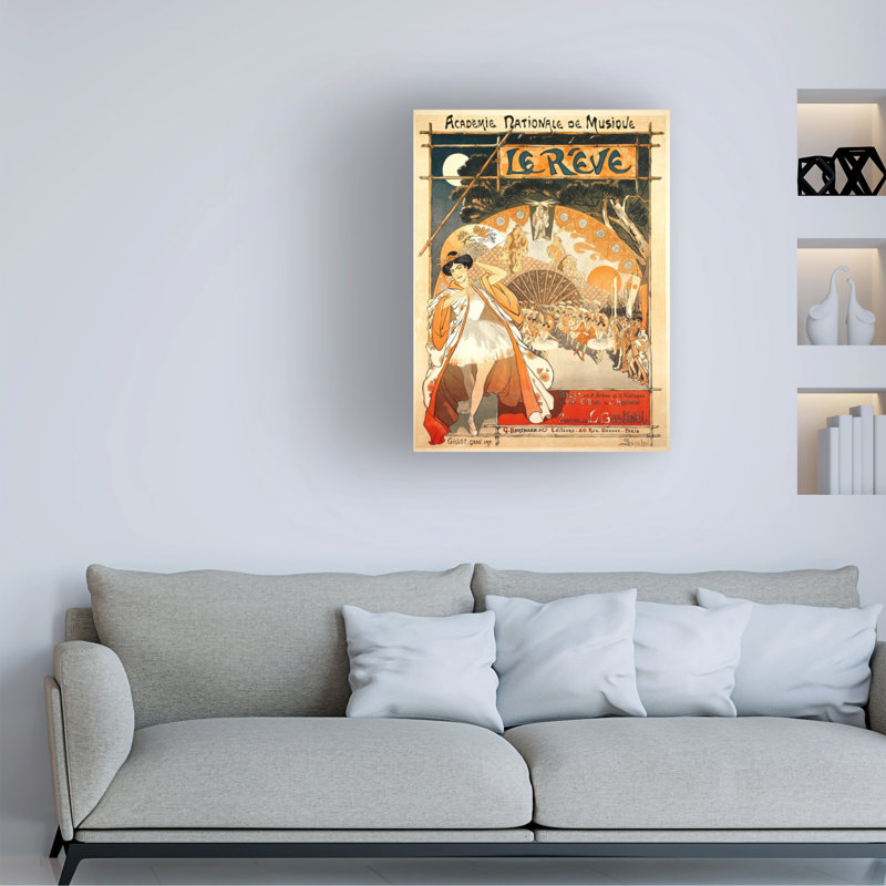 «The Dream», 1891 par Theophile, Alexander Steinlen, H 19 po x l 14 po
