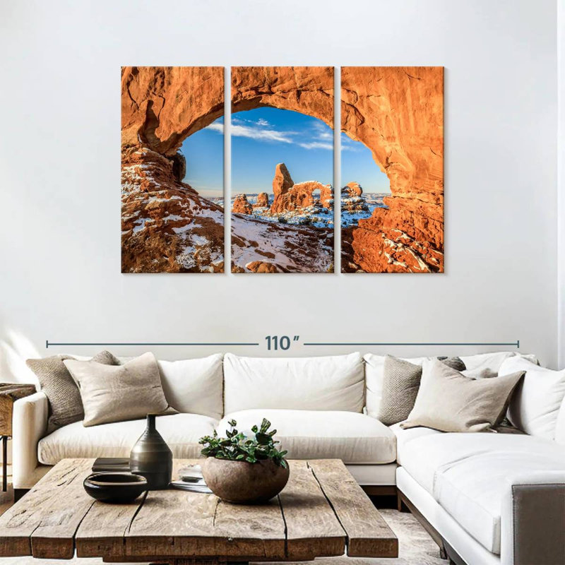 Nicci Arches Through An Arch, 48" H x 74" W
