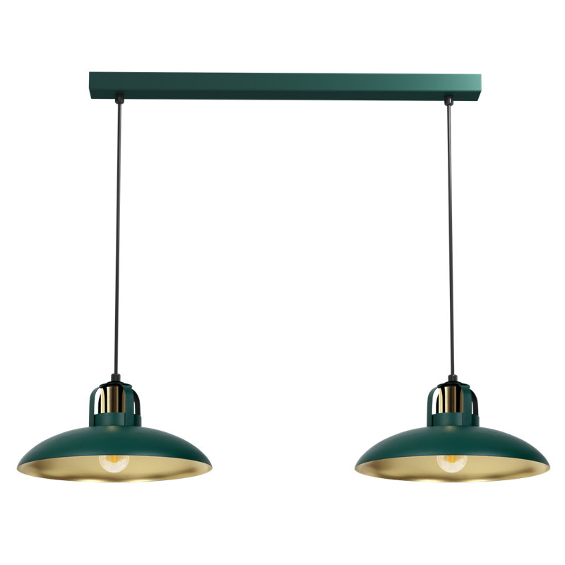 Felix 2 - Light Dome;Shaded;Cluster Pendant, Black