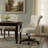 Asyra Extra Wide Armless Swivel Task Chair with Tufted Back and Solid Wood Base-732224099