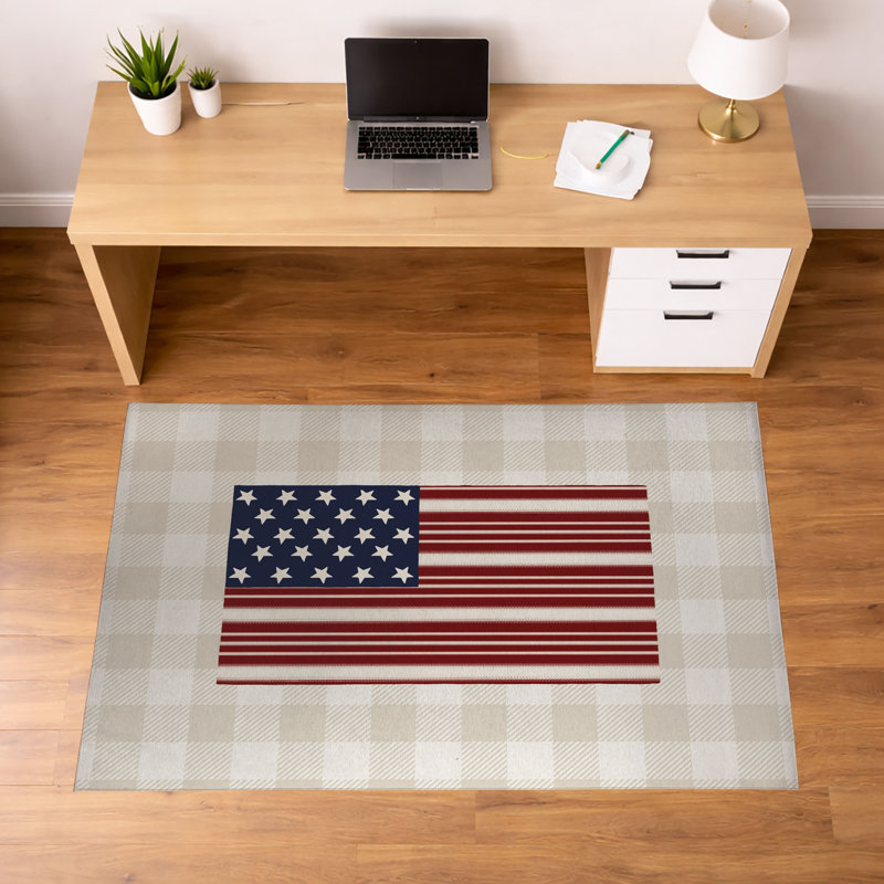 Tapis de sol antidérapant Star, L 60 po x P 84 po, Beige