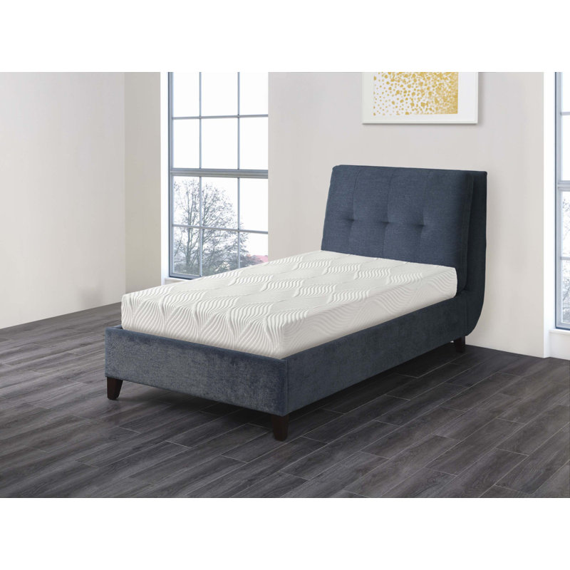 Matelas pour lit simple de 10 pouces en mousse viscoélastique imprégnée de gel, Lit simple