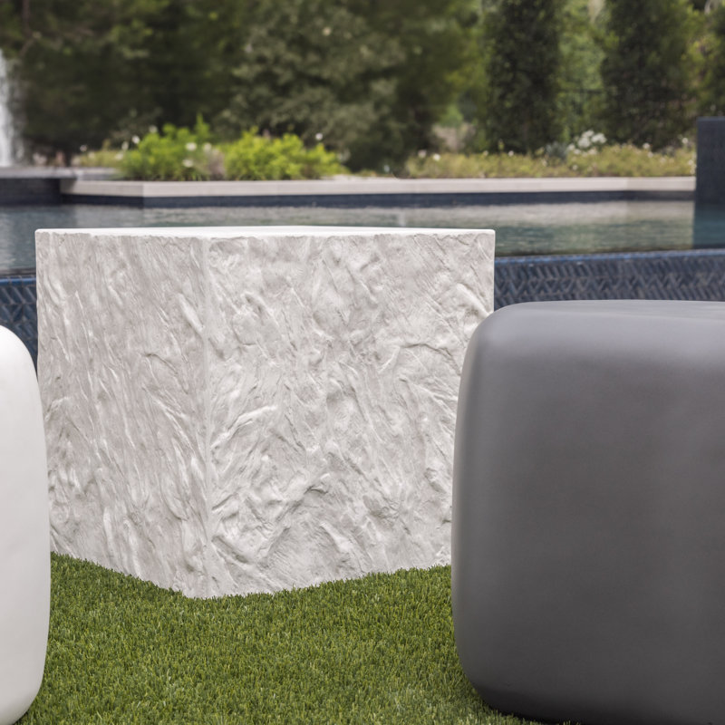 Bazaar Square Outdoor Side Table , 20.08'' in. W 20.08'' in. D