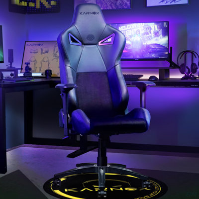 Ergonomic Gaming Chair,Adjustable Office Computer Chair With Lumbar Support  ,Tall Back Swivel Chair With Headrest And Armrest,Comfortable Reclining Video Desk Chair With Suede Padded Sea