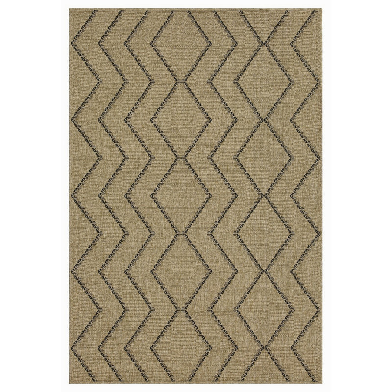 5 Ft. 3 In. X 7 Ft. 3 In. Indoor/Outdoor Area Rug, Rectangle 5'3" x 7'3", Black