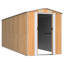Asle 6" ft. W x 17" ft. D Galvanised Steel Apex Garden Shed