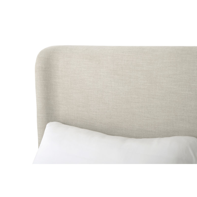 Marcus Upholstered Wingback Bed, Queen